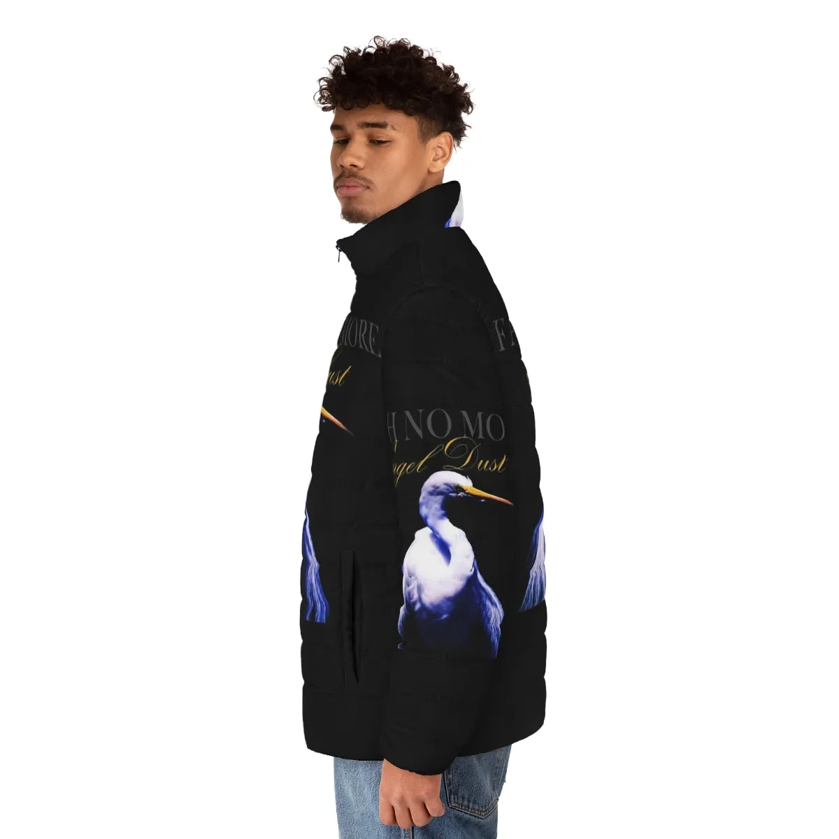 Album Angel Dust Symbol Puffer Jacket - Post Punk Inspired Outerwear