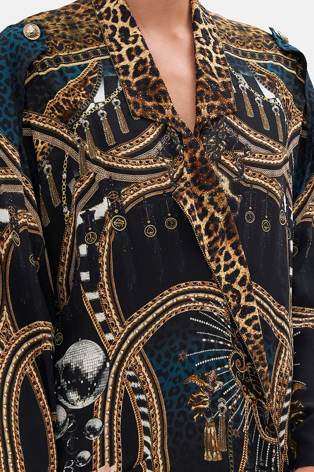 RELAXED PANEL COAT ROCKSTAR ROYALTY